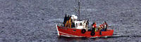 Fishing boat off Achill Island, Ireland