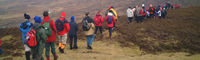 Hillwalking on Achill Island, Ireland