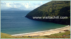 Plage à Keem Bay, île d'Achill