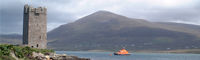 La tour du château de Granuaille, Kildavnet, Ile d'Achill, Irlande